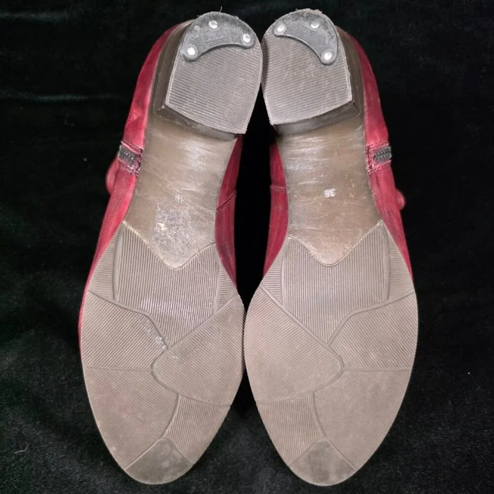 Regarde Le Ciel - Stefany 03 Sangria Zip Pant Boot 38 (US 7.5) - Picture 8 of 12